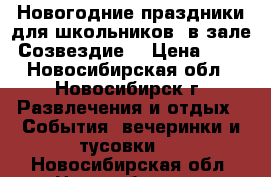 Новогодние праздники для школьников  в зале “Созвездие“ › Цена ­ 10 - Новосибирская обл., Новосибирск г. Развлечения и отдых » События, вечеринки и тусовки   . Новосибирская обл.,Новосибирск г.